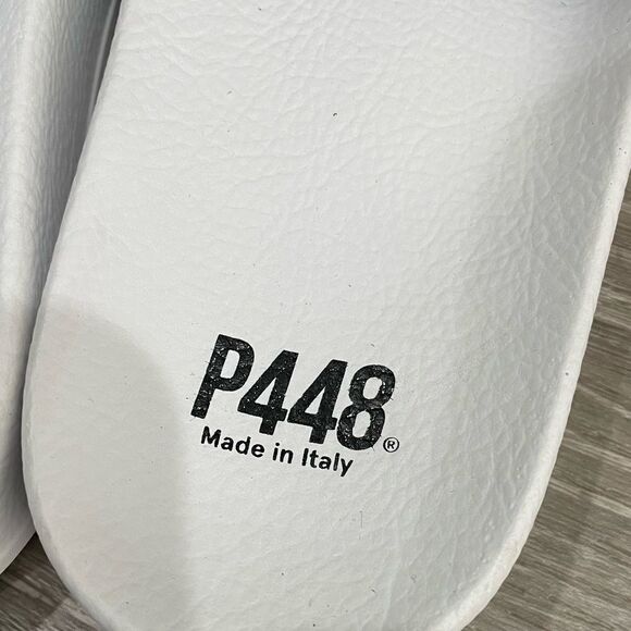 P448 Womens Multicolor Snake Print Slip On Comfort Slide Sandals Size 7 - Picture 3 of 6